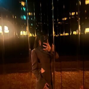 PIECE OF WHITE - Dark Olive Cutout Blazer Dress